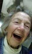 elderly woman smile